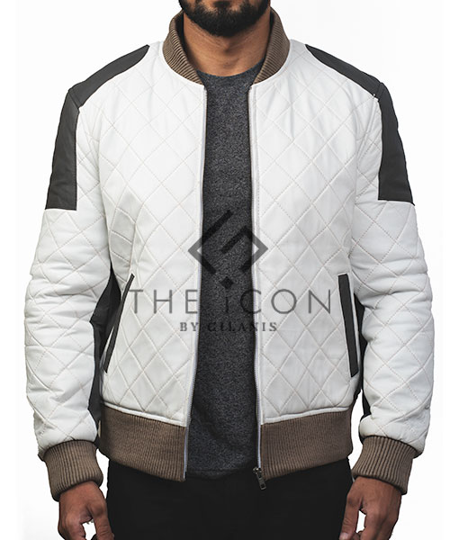 Benjamin Classic Quilted Bomber Jacket