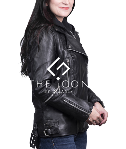 Women Slim fit Real Leather Jacket