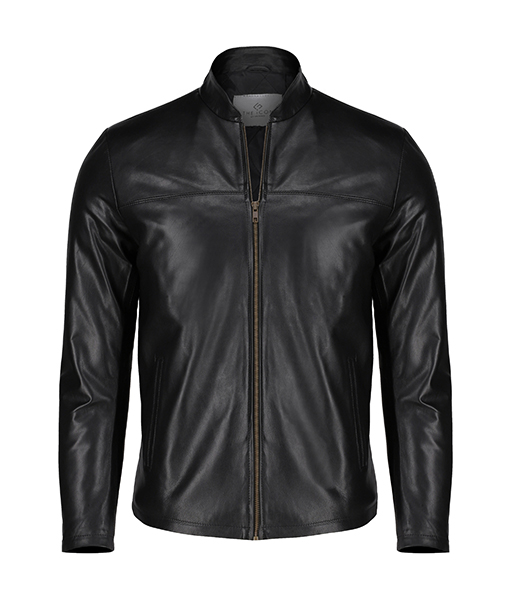 Black Biker Leather Jacket For Men | The Icon Fashion