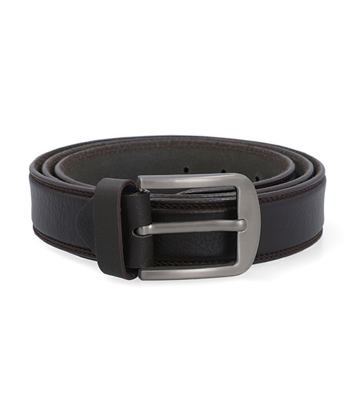 Men's Choco Brown Leather Belt