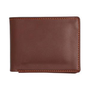 Men's Simple Brown Leather Wallet