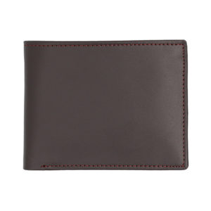 Men's Simple Dark Brown Wallet