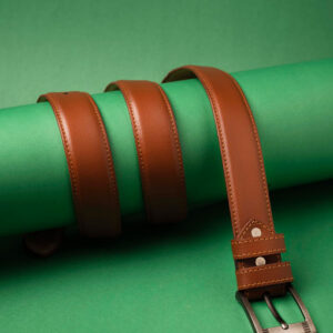 Men's Stylish Brown Leather Belt