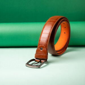 Men's light Brown Formal Classic Leather Belt
