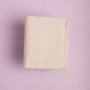 Bi-Fold Off-White Color Wallet