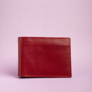 Men’s Maroon Classic Leather Wallet