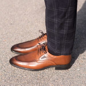 Men’s Turkish-Origin Formal Leather Shoes in Brown Black