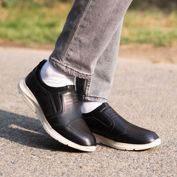 Men’s Turkish-Made Leather Shoes in Black Color for Men