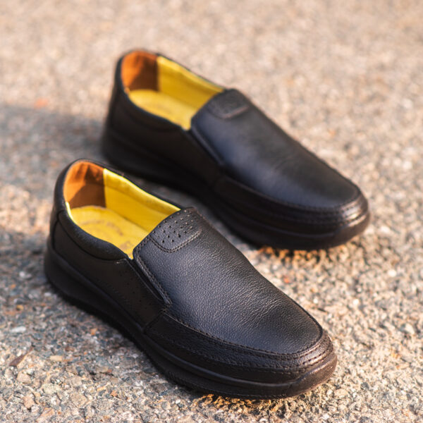 Men’s Turkish-Made Leather Shoes in Classic Black Color