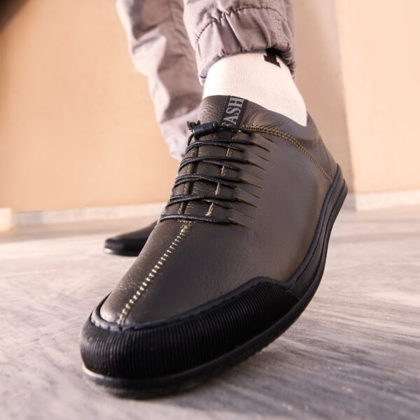 Men’s Handmade Turkish Modern Leather Sneakers in Classic Brown