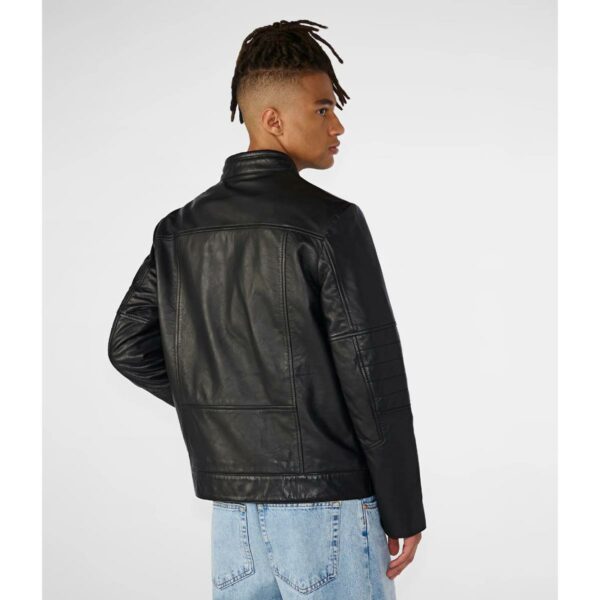 Men's Black Classic Leather Jacket