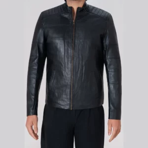 Jacob Men's Black Leather Jacket | Men's Black Leather Jacket-2