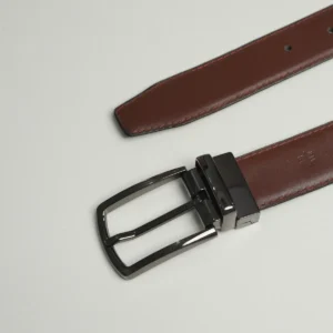 Mens Brown Classic Leather Belt-2