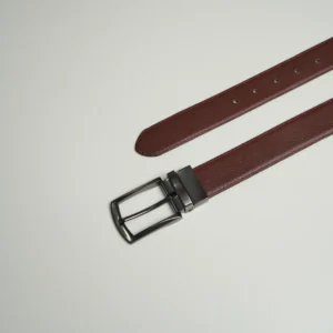 Mens Classic Plain Brown Leather Belt