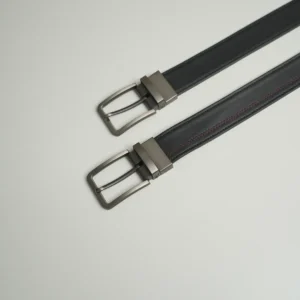 Mens Modren New Black Leather Belt - 1
