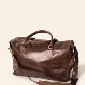 Travel Luggage Brown Leather Duffle Bag | Brown Leather Duffle Bag-4